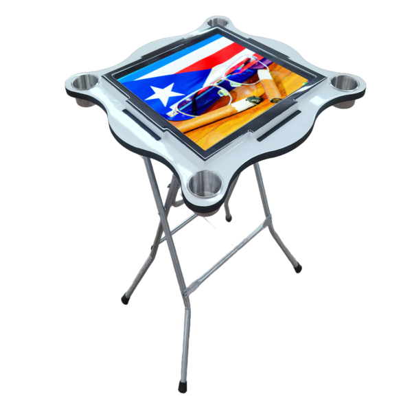 Mesa de domino de Puerto Rico Moderna Logo 9