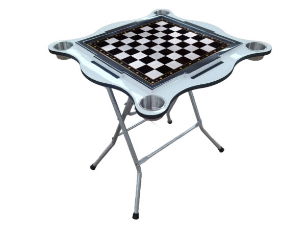 Mesa de Domino Con Ajedrez
