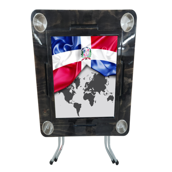 Mesa de Domino con Bandera y mapa Dominicana - Image 5