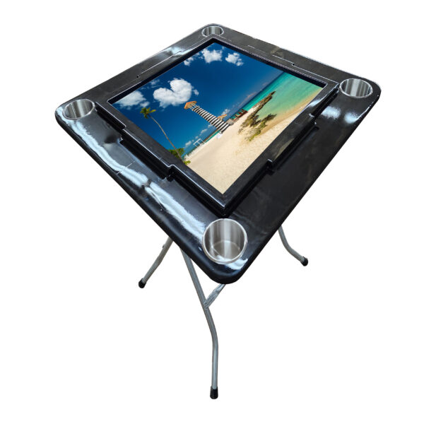 Mesa de Domino de paisaje de playa