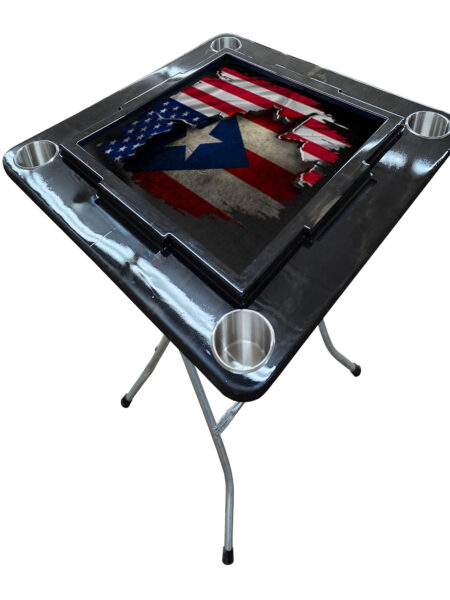 Puerto Rican and U.S.A. Domino Table