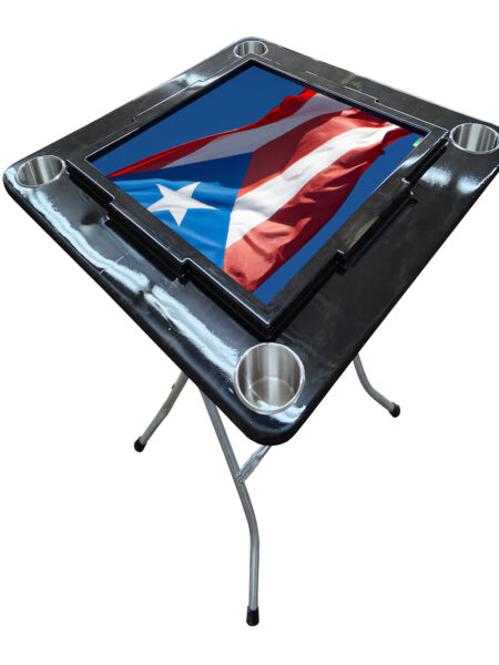 Puerto Rican Flag Domino Table