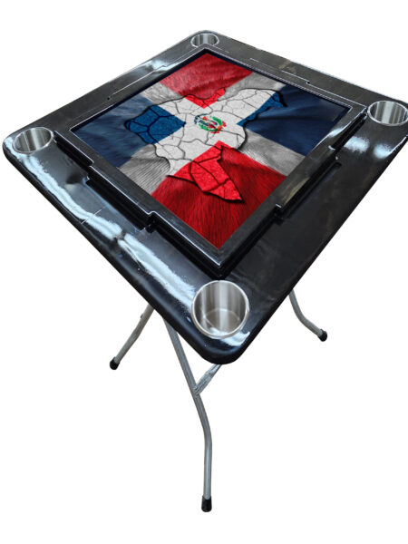 Mesa de Domino de Bandera y Mapa Dominicana