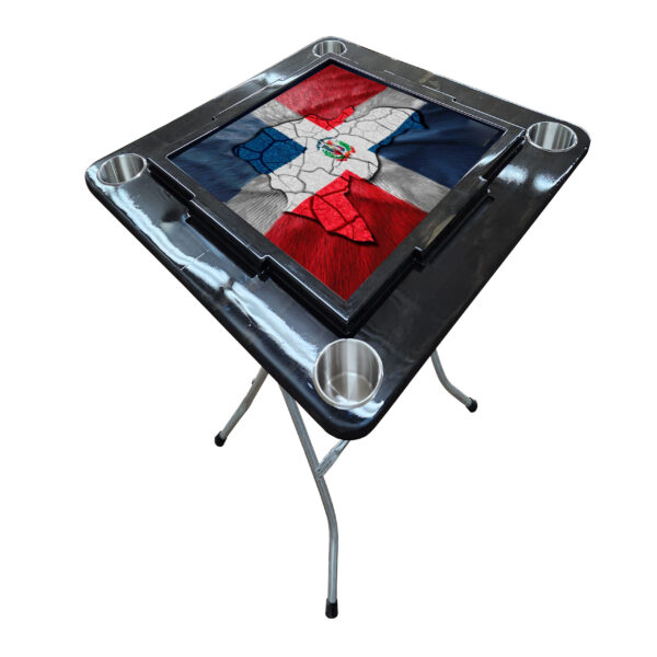 Mesa de Domino de Bandera y Mapa Dominicana