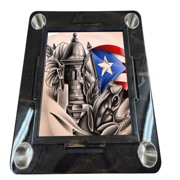 Mesa de domino de Monumento de Puerto Rico - Image 3