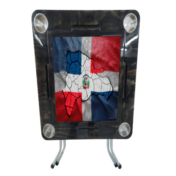Mesa de Domino de Bandera y Mapa Dominicana - Image 4