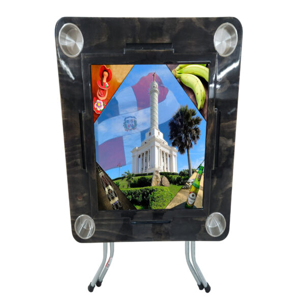 Mesa de Domino del monumento y bandera Dominicana - Image 4